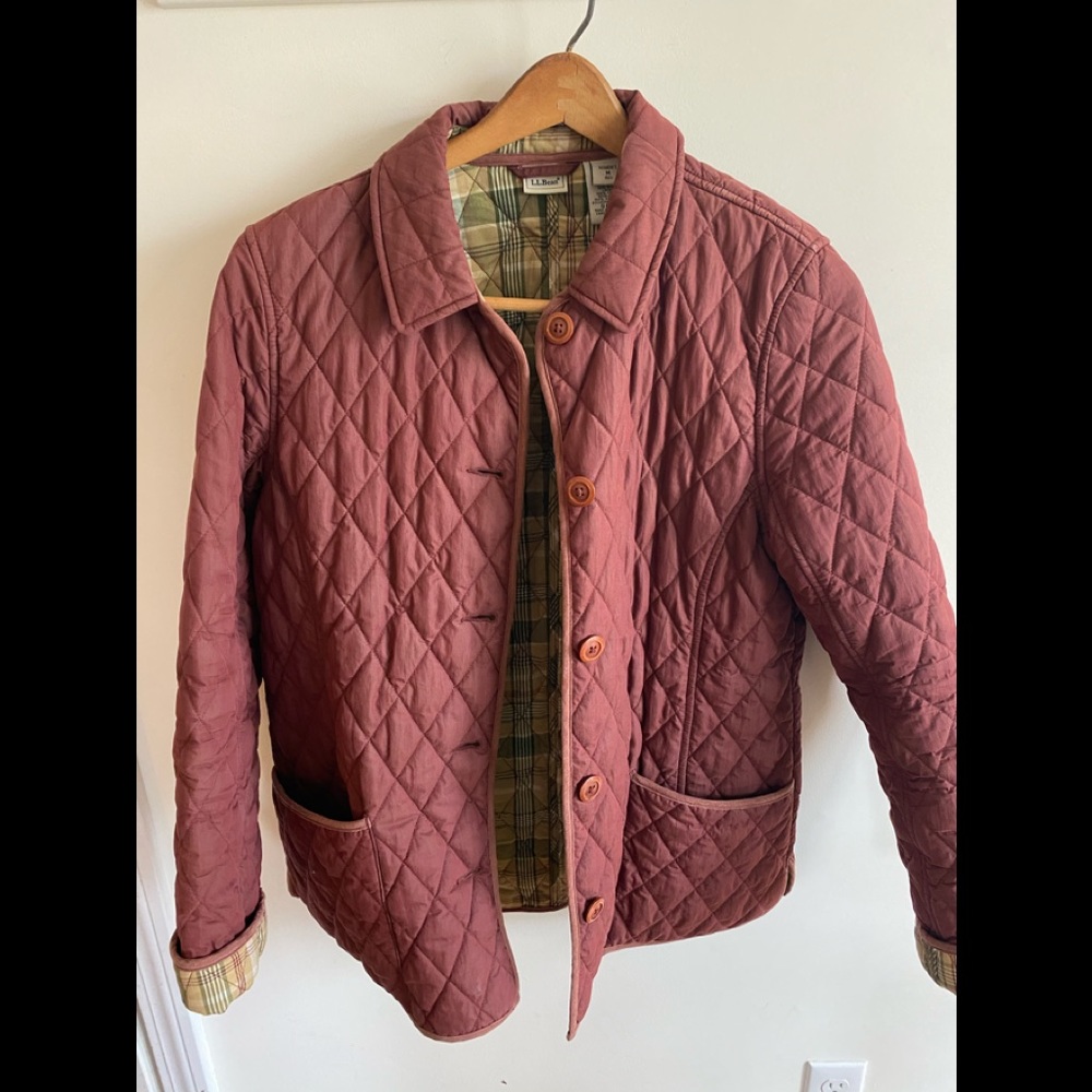 Vintage LL Bean Quilted Women’s Barn/Field Coat Size M